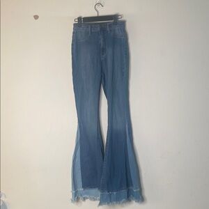 Fashion Nova Blue Flare Jeans